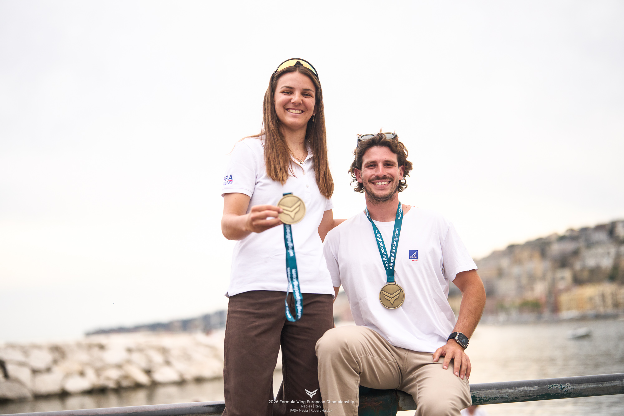 France celebrates double European gold in Naples